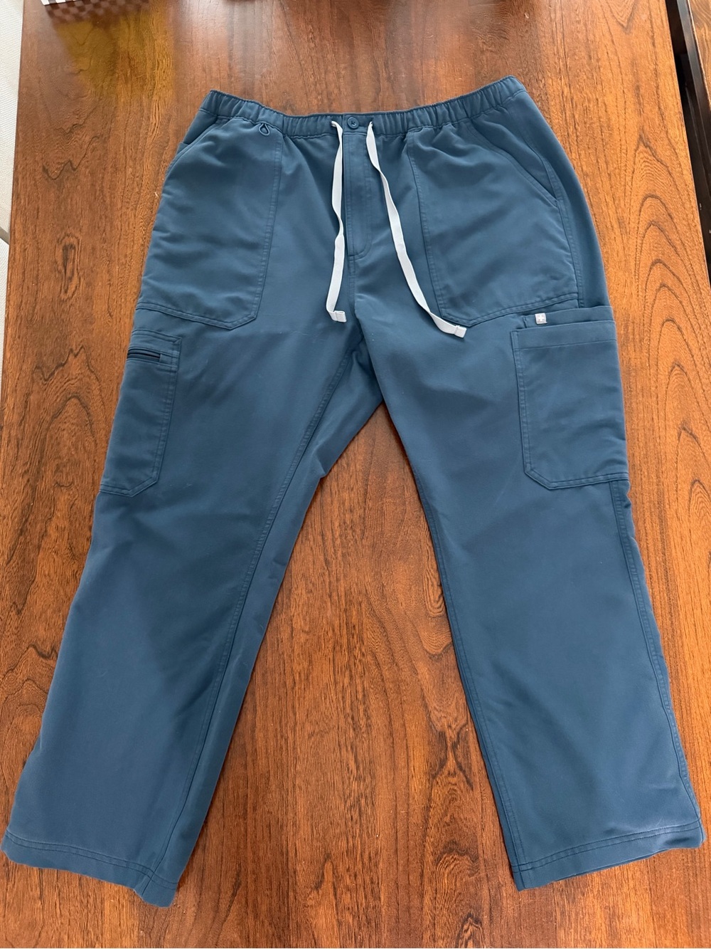 Figs Cairo Cargo Scrub Pants XL (SHORT length) Dark Harbor Color